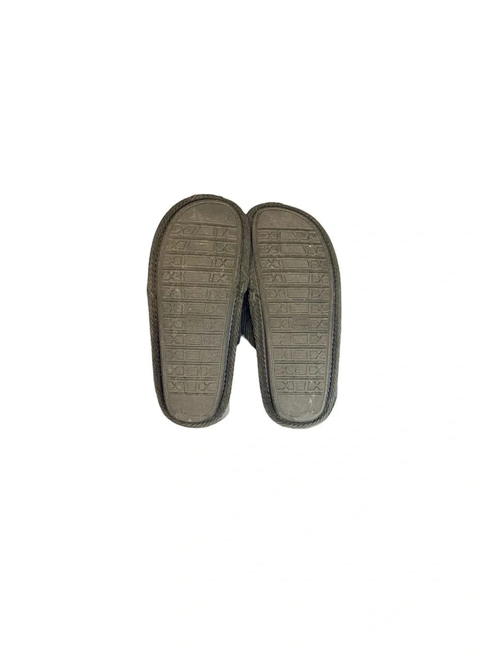 Playboy By PacSun Corduroy Bunny Slippers Black Size S/M 5/6 Length 10”